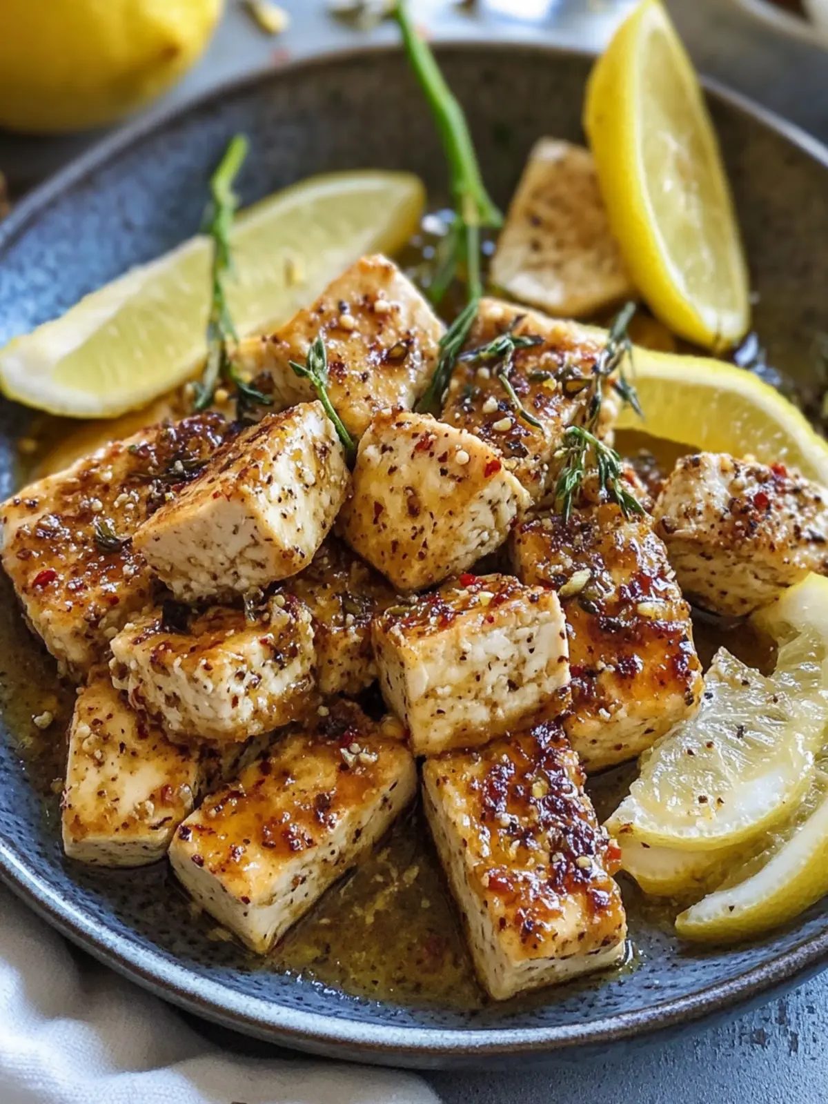 Lemon Pepper Tofu