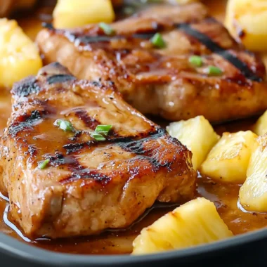 Pineapple Pork Chops