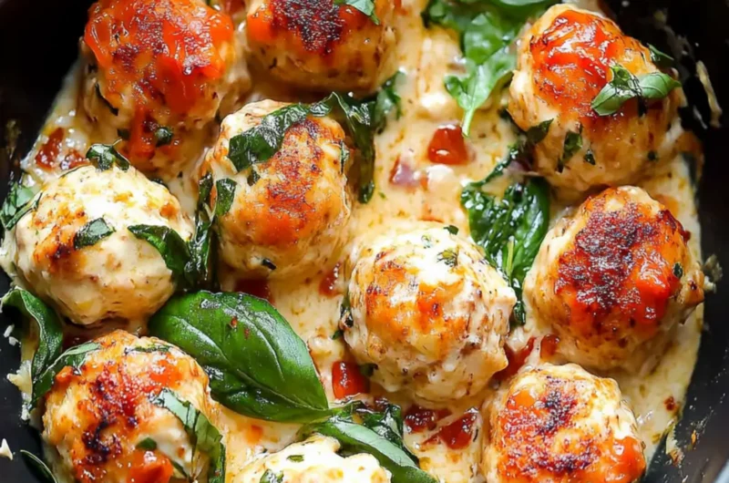 Juicy Baked Chicken Ricotta Meatballs