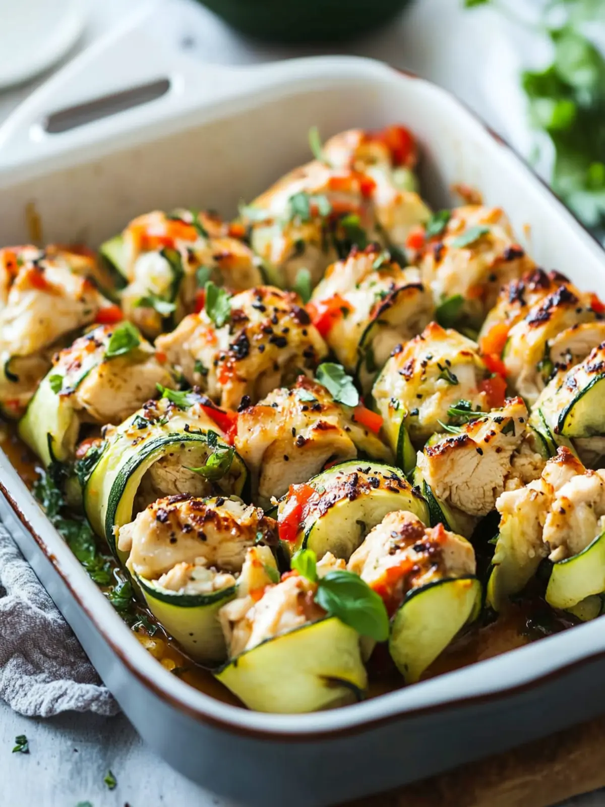 Delicious Chicken Zucchini Rolls for a Guilt-Free Dinner 5 Chicken Zucchini Rolls