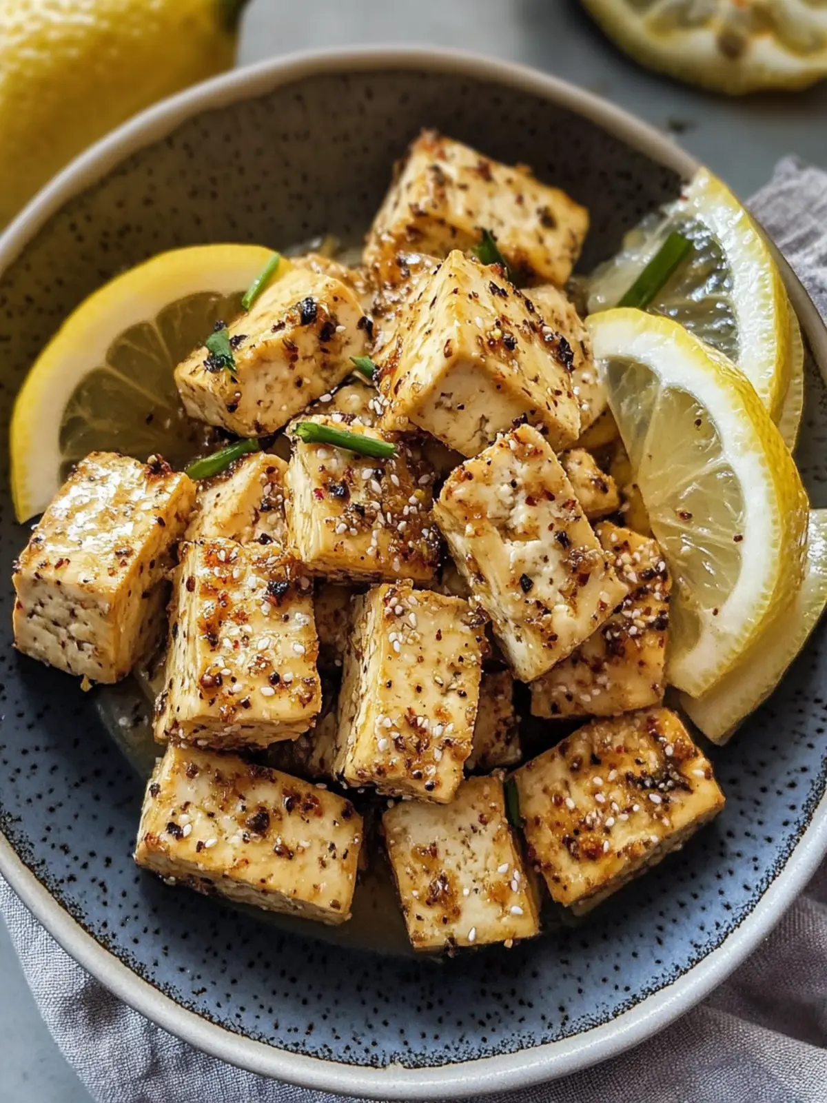 Lemon Pepper Tofu